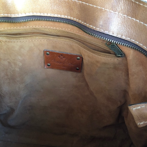 Patricia Nash handbag and match wallet Italian leather maps suede lining . - Picture 11 of 14